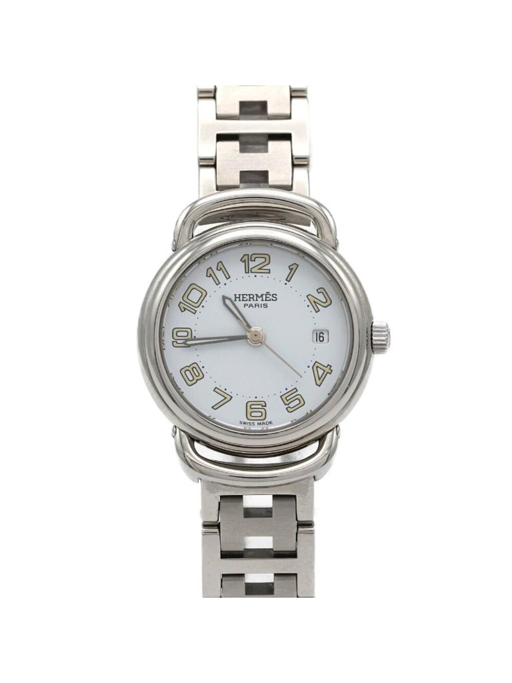 Hermes Pullman SS Quartz Watch